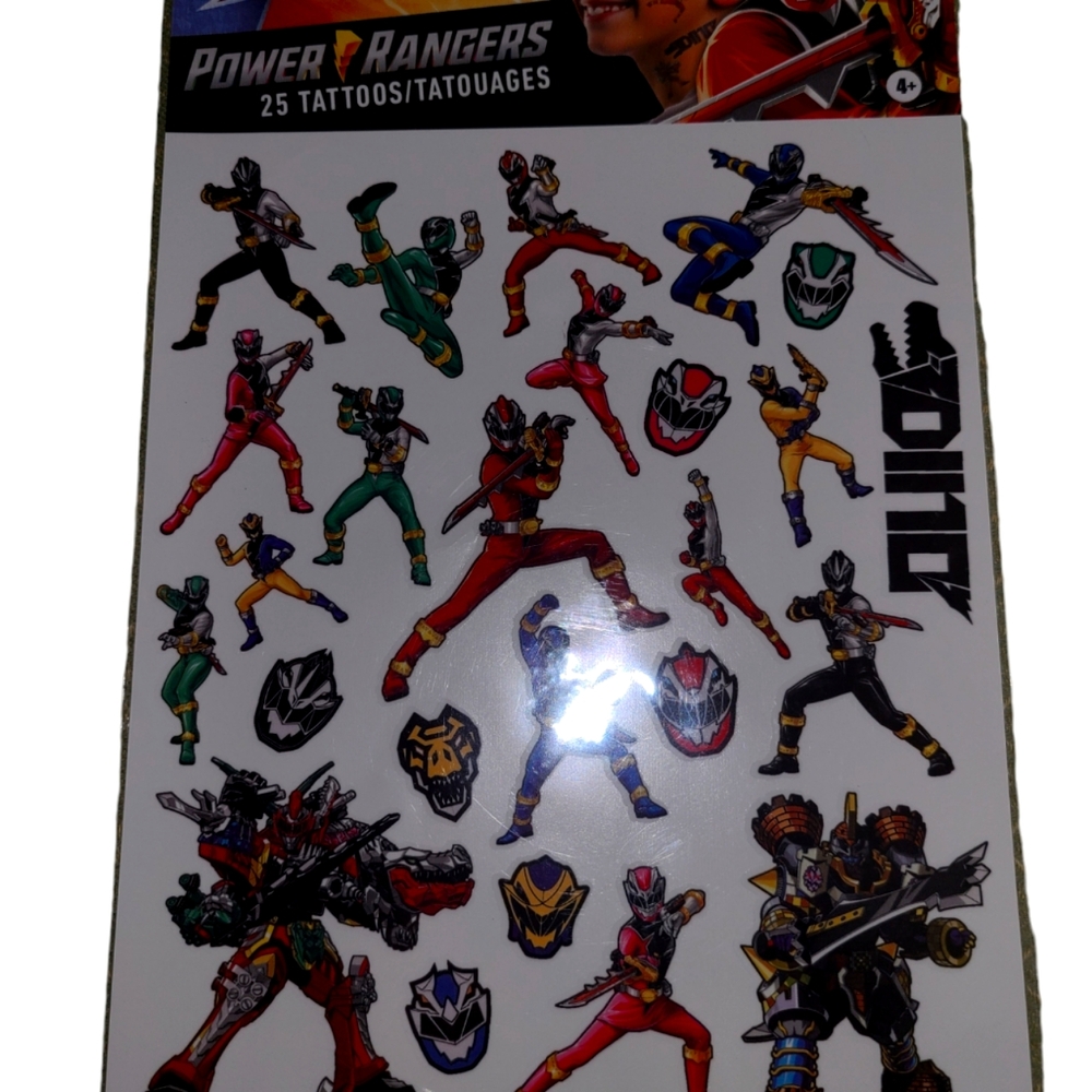 DINO FURY 25 TATTOOS .Power Rangers